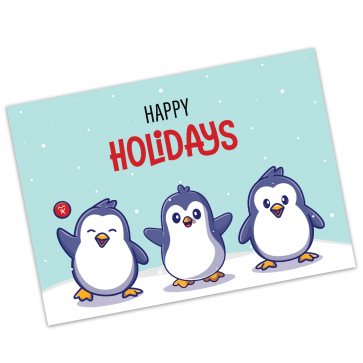 Custom Holiday Greetings Cards - Direct Print/ With envelopes